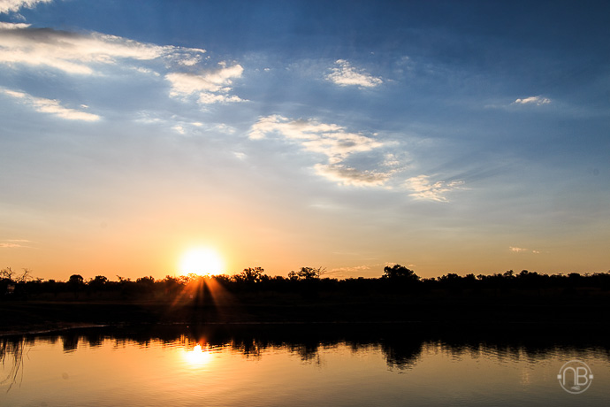 Early water Sunset